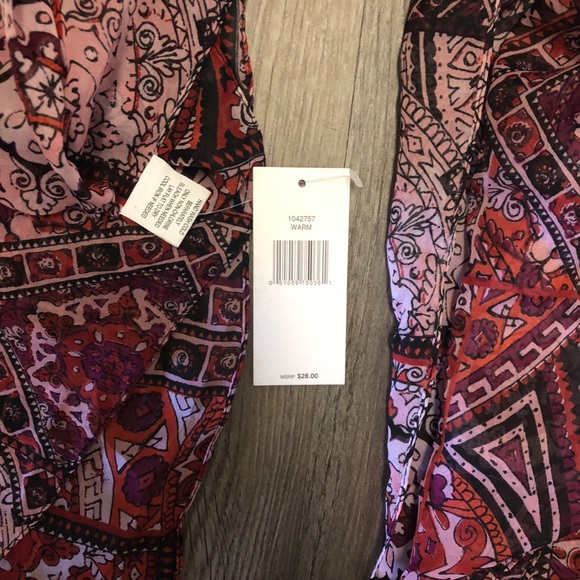 Kensie Scarf Warm Pattern - Picture 2 of 4